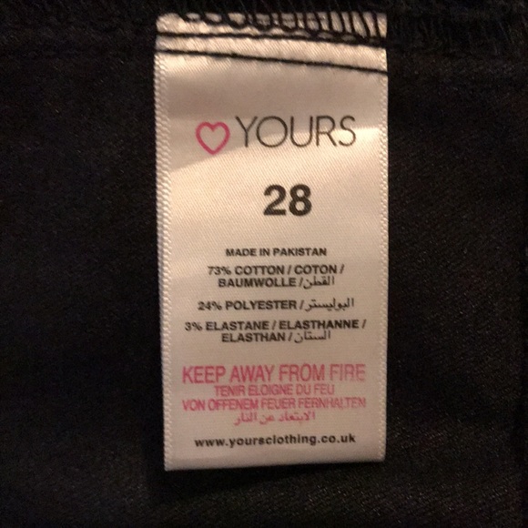 Heart Yours Black Skirt size 28 - Picture 4 of 6